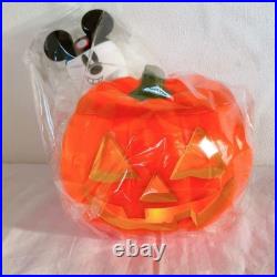 Disney Halloween Pumpkin Popcorn Bucket Used Lighted Collectible Disney Halloween Pumpkin Popcorn Bucket Used Lighted Collectible