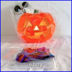 Disney Halloween Pumpkin Popcorn Bucket Used Lighted Collectible Disney Halloween Pumpkin Popcorn Bucket Used Lighted Collectible