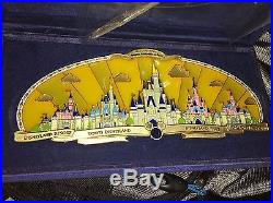 Disney Happiest Celebration On Earth Disney Castles Super Jumbo Pin LE 1500 NEW