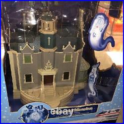 Disney Haunted Mansion Light Up Playset Theme Park Edition Mint In Box RARE