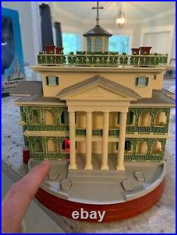 Disney Haunted Mansion Light Up Vintage Playset Theme Park Edition Box Complete