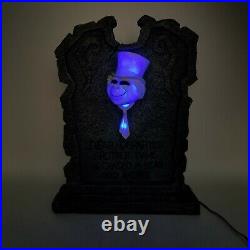 Disney Haunted Mansion PHINEAS and DAVE GHOST Light Up Tombstone Big Fig