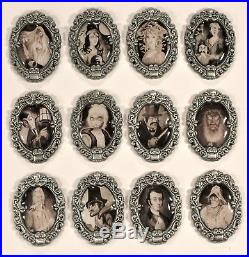 Disney Haunted Mansion Portraits Mystery Box Collection Complete 12 Pin Set NEW