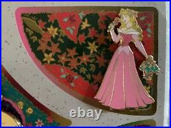 Disney LE1000 Princess Garden 5 Pin Set Ariel Belle Aurora Cinderella Snow White
