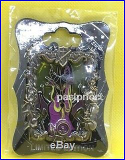 Disney LE 300 Pin WDI Maleficent Dragon Stained Glass Sleeping Beauty on Card
