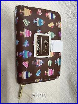 Disney LOT Alice in Wonderland theme including Loungefly Cake Wallet