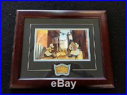 Disney Lady and the Tramp Tony's Restaurant 4 Pin Framed Set #999/2500