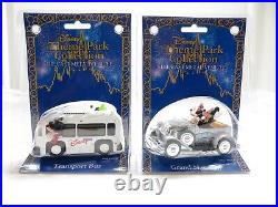 Disney Lot of 2 Theme Park Collection Transport Bus/Grand Marshall NIB 7072A