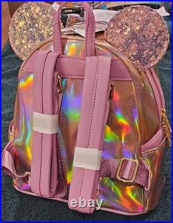 Disney Loungefly Mini Backpack Pink irresdecent RARE BNWT