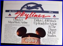 Disney MGM Studios 1989 Press Kit CHARLIE RIDGWAY Publicist at Walt Disney World