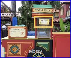 Disney Magic Kingdom Adventureland Egg Spring Roll Cart Menu Board Park Use Prop
