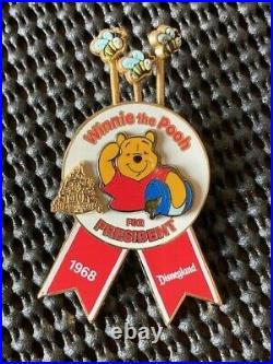 Disney Magical Milestones 1968 Winnie the Pooh For President Pin