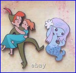 Disney Mary Blair Peter Pan Conceptual Art Pin Set LE 50th Anniversary