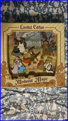 Disney Medieval Magic Robin Hood Boxed Pin Set LE 1000