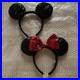 Disney Mickey Minnie Sequin Headband Pair Red Black Used 2 pcs