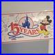 Disney Mickey Mouse 15 Years Souvenir License Plate Theme Park Collectible