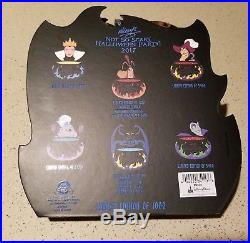 Disney Mickey Not So Scary Halloween Party 2017 Box Set 3-D Pin LE 1000 NEW