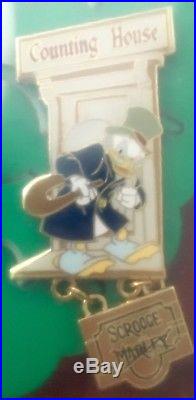 Disney Mickey's Christmas Carol Pin Set LE 200 Rare Mickey Donald Goofy Scrooge