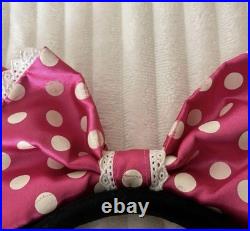 Disney Minnie Pink Headband Earrings Used & Slightly Chipped
