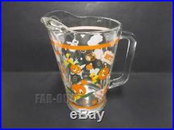 Disney Orange Bird glass pitcher theme park Limited811
