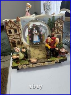 Disney Origin. Authen. Theme Park Beauty & The Beast Double-sided Musical Globe