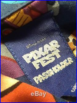 Disney PIXAR FEST 2018 Reyn Spooner Passholder Exclusive Medium New with tags