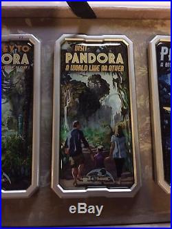 Disney Pandora 5 Poster Pin Box LE 250 Completer Chaser Pin Opening Day Avatar