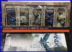 Disney Pandora 5 Poster Pin Set Limited Edition of 250 + Opening Day Park Map