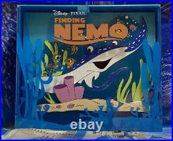 Disney Parks 15th Anniversary Finding Nemo & Squirt Mr Ray Jumbo 3-D Pin LE 1000