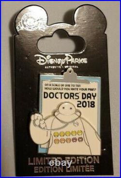 Disney Parks 2018 Doctors Day Big Hero 6 Baymax Pin LE