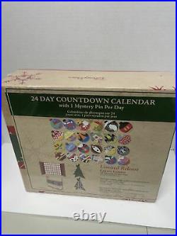 Disney Parks 2020 Pin Trading 24 Day Christmas Countdown Advent Calendar Pin Set