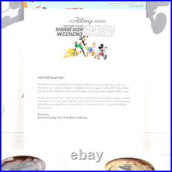 Disney Parks 2021 Virtual Run Disney Marathon Weekend Mickey Goofy 7 Medals