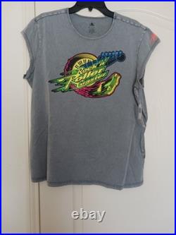 Disney Parks Aerosmith Rock N Roller Coaster Graphic T Shirt Large NWT