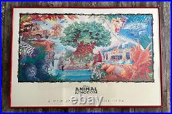 Disney Parks Animal Kingdom Framed Print A New Species of Theme Park Rare 2638