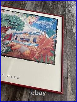 Disney Parks Animal Kingdom Framed Print A New Species of Theme Park Rare 2638