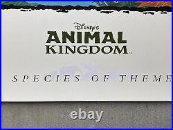 Disney Parks Animal Kingdom Lithograph Print A New Species of Theme Park