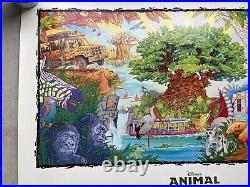 Disney Parks Animal Kingdom Lithograph Print A New Species of Theme Park