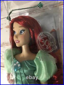 Disney Parks Ariel Le 30th Anniversary Diamond Castle Collection Doll