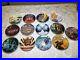 Disney Parks Authentic 7 Collector Plate SET OF 13