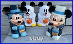 Disney Parks EXCLUSIVE Haunted Mansion Hatbox Mickey Popcorn Bucket Lot RARE