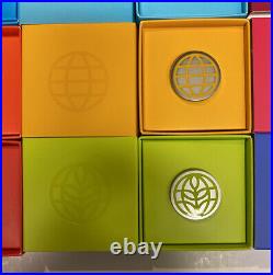 Disney Parks Epcot Logo Symbol Pavilion Logo 14 Limited Edition Pin Complete Set