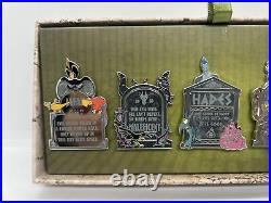 Disney Parks Exclusive Haunted Mansion Fearly Departed LE 5 Pin Villain Set