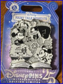 Disney Parks Fairy Tale Moments Steamboat Willie Mickey Pete Minnie LE 2250 Pin