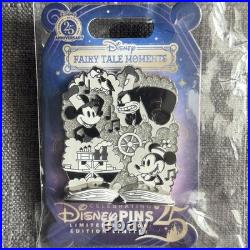 Disney Parks Fairy Tale Moments Steamboat Willie Mickey Pete Minnie LE 2250 Pin