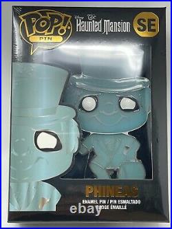 Disney Parks Funko Pop Haunted Mansion 6 Pin Set Gus Phineas Ezra Doom Buggy NEW