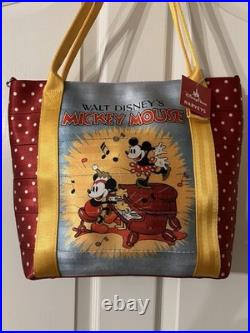 Disney Parks Harveys Mickey & Minnie Poster Tote NWT