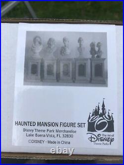 Disney Parks Haunted Mansion Pillar Bust Figurine Set by Costa Alavezos