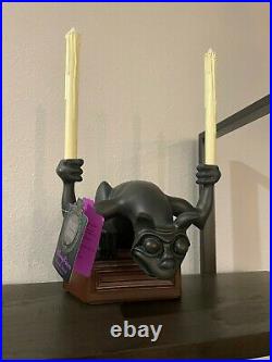 Disney Parks Haunted Mansion Stretching Room Gargoyle Candle Light-Up Figurine