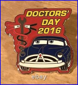 Disney Parks LE 2000 Pin Doctors' Day 2016 Pixar Cars Doc Hudson Doctor
