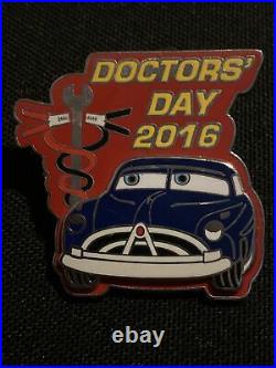 Disney Parks LE 2000 Pin Doctors' Day 2016 Pixar Cars Doc Hudson Doctor